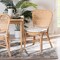 Baxton Studio Nadira Modern Bohemian Natural Brown Finished Rattan Dining Chair 205-12674 - alternate 2